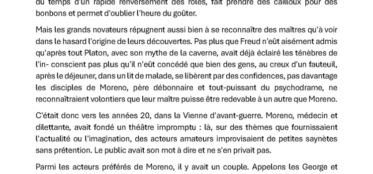  A la premiere rencontre internationale du Psychodrame - Pagina 1