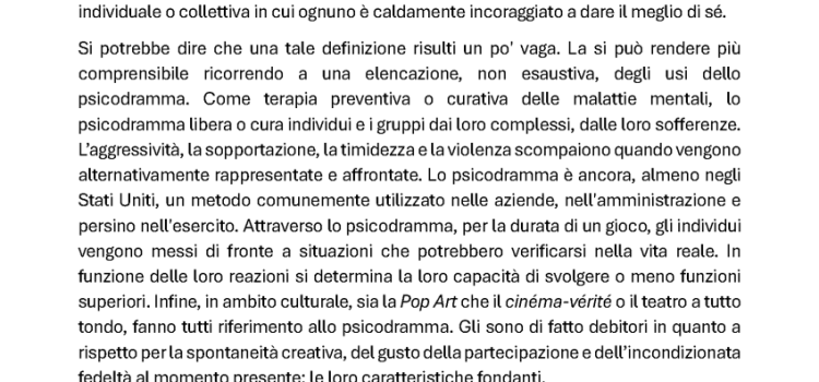 Al primo incontro internazionale di Psicodramma - Pagina 2