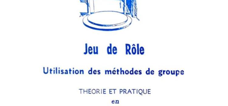 Locandina I° International Congress of Psychodrama, - Paris 1964 