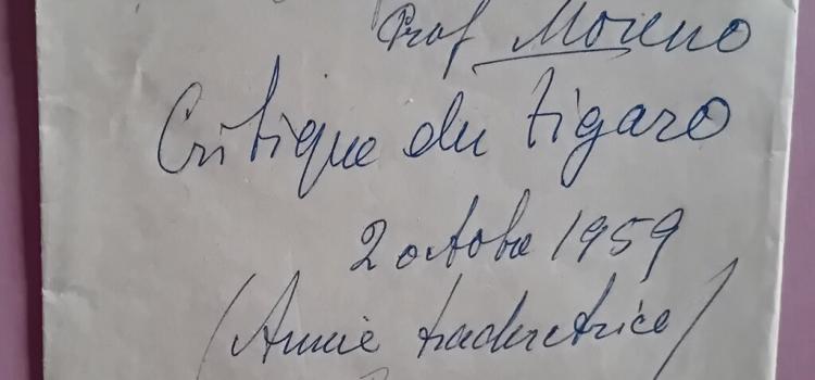 UNESCO - Nota de Anne Ancelin Schützenberger para J.L. Moreno